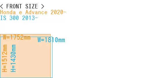 #Honda e Advance 2020- + IS 300 2013-
